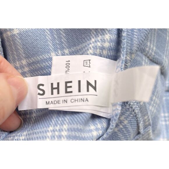 Plaid Print Slit Hem High Waist Mini Skirt, Size XS - Picture 13 of 16